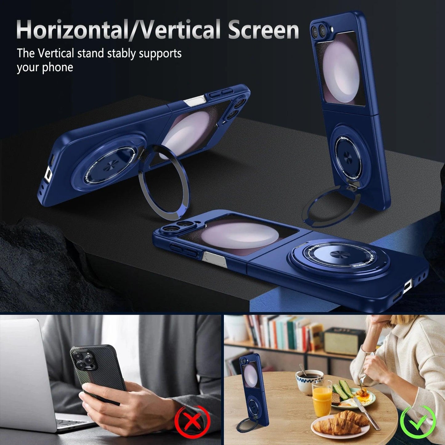 Galaxy Z Flip 5 Full Protection Magnetic Case