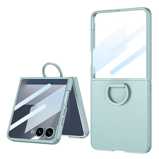 Galaxy Z Flip 8 Matte Ring Holder Slim Case