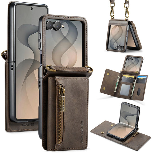 Galaxy Z Flip 8 Zipper Card Lanyard Case