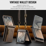 Galaxy Z Flip 8 Zipper Card Lanyard Case