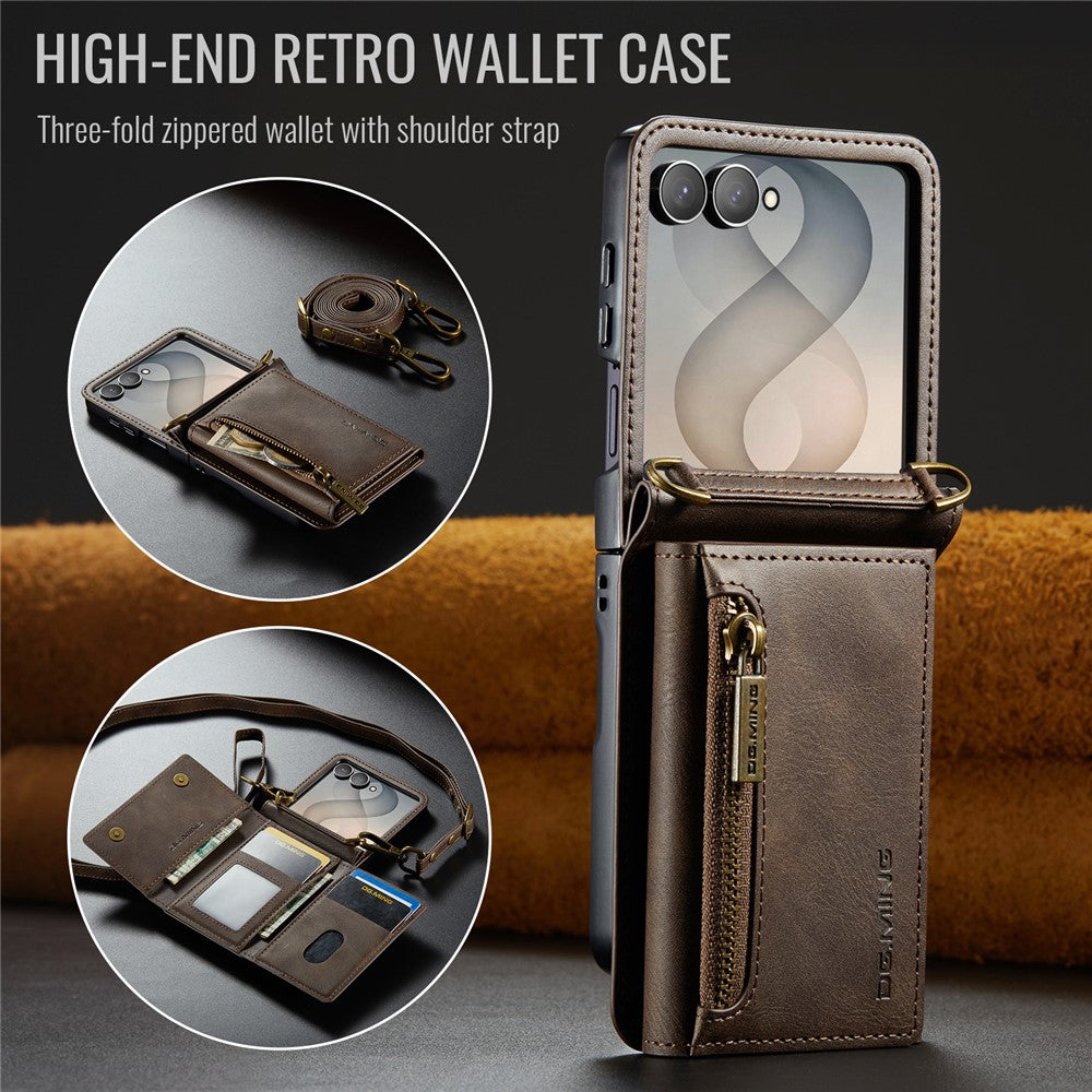 Galaxy Z Flip 8 Zipper Card Lanyard Case