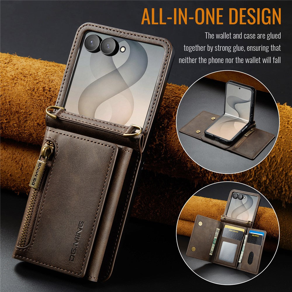 Galaxy Z Flip 8 Zipper Card Lanyard Case