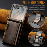 Galaxy Z Flip 8 Zipper Card Lanyard Case