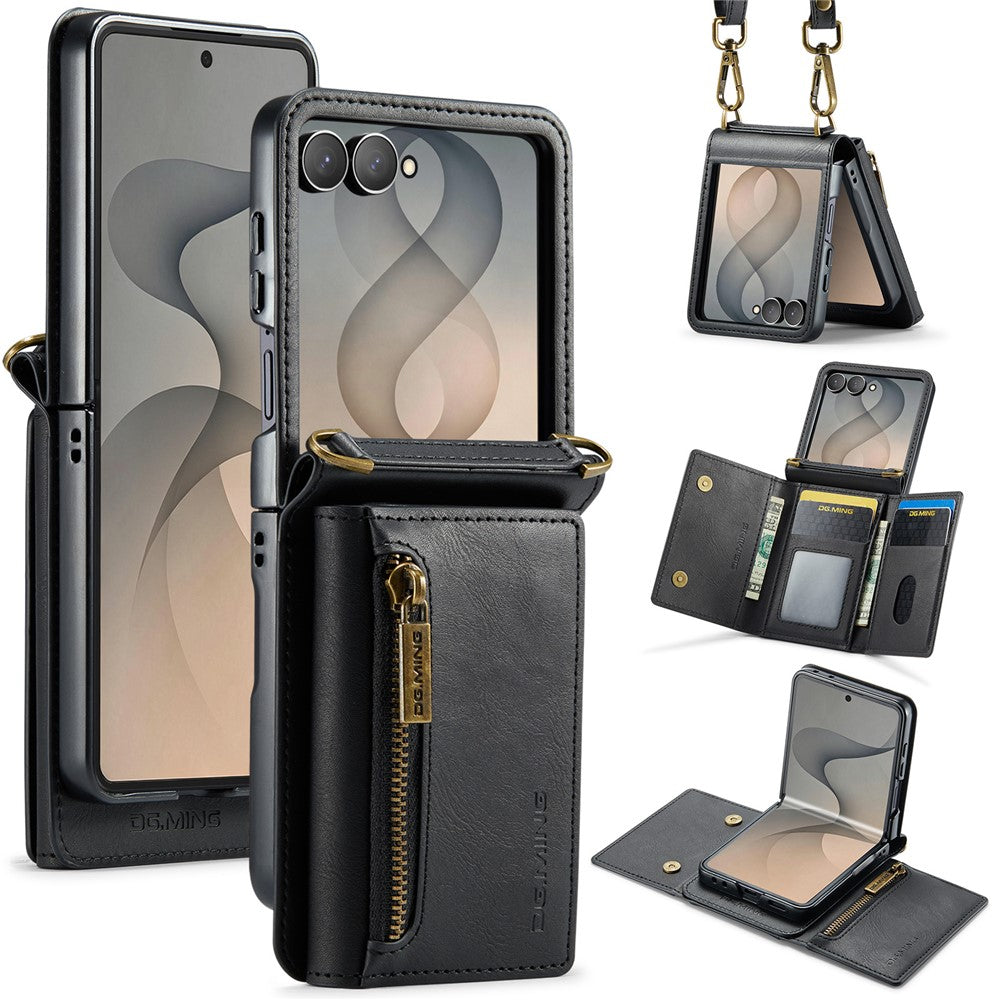Galaxy Z Flip 8 Zipper Card Lanyard Case