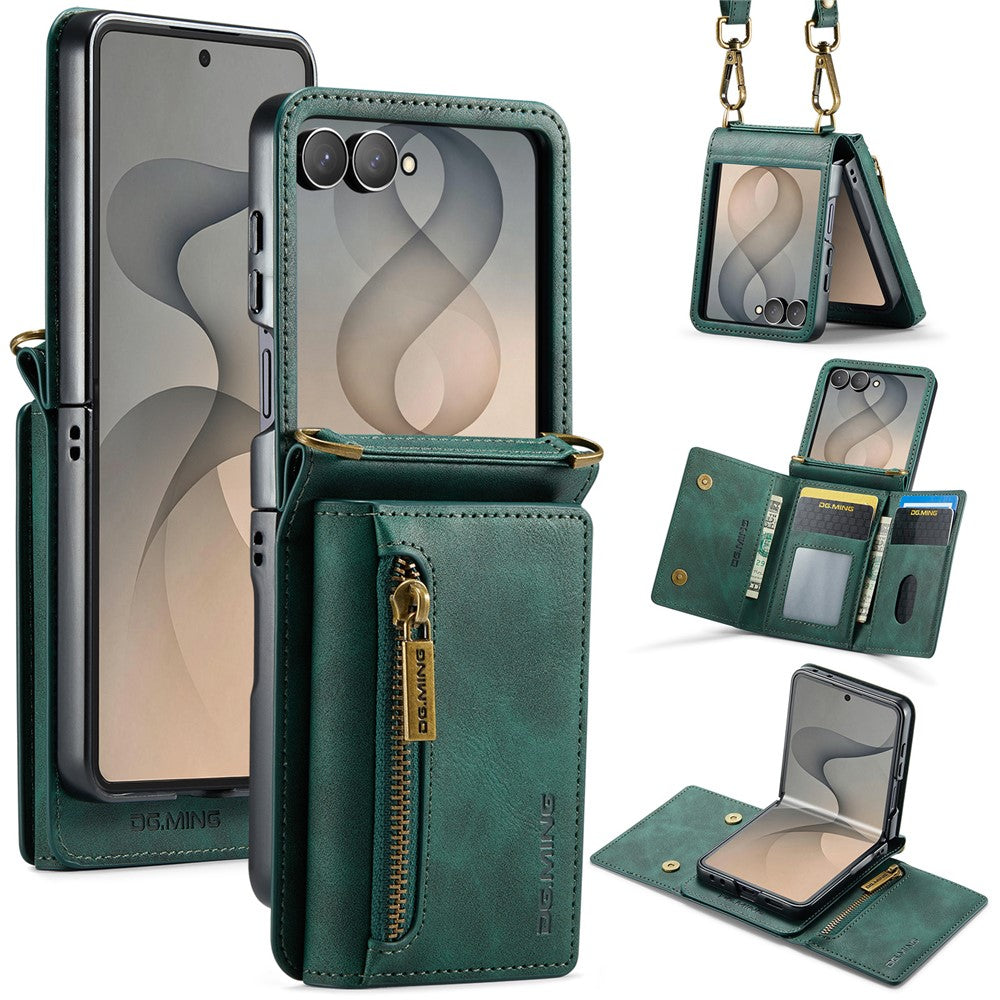 Galaxy Z Flip 8 Zipper Card Lanyard Case