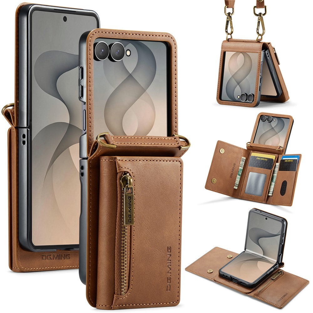 Galaxy Z Flip 8 Zipper Card Lanyard Case
