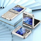 Galaxy Z Flip 6 Transparent Shockproof Armor Case
