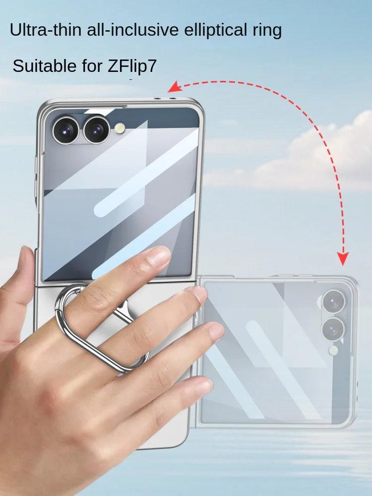 Galaxy Z Flip 7 Slim Ring Grip Case