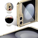 Galaxy Z Flip 6 Transparent Hinge Protection Case