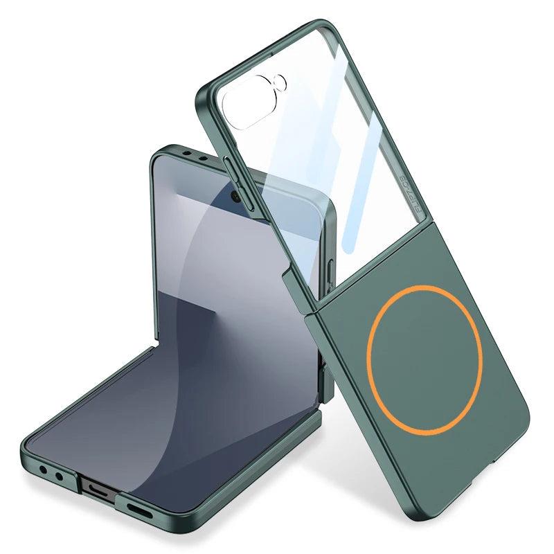 Galaxy Z Flip 7 Ultra-Slim MagSafe Compatible Clear Case