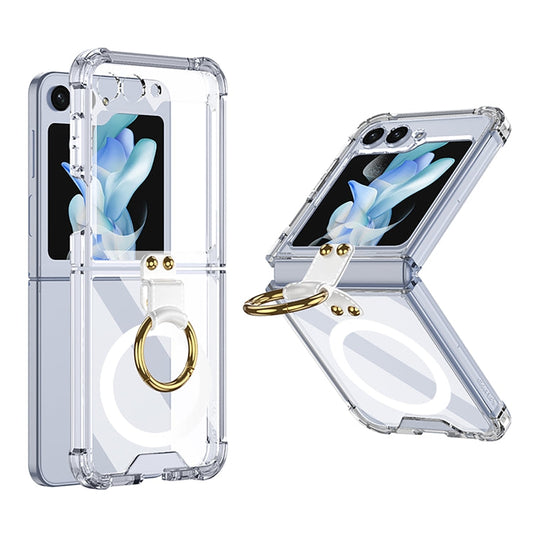 MagSafe Airbag Hinge Shockproof Case with Ring Holder