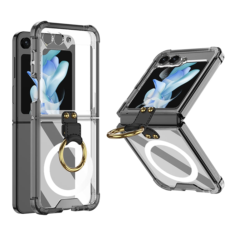 MagSafe Airbag Hinge Shockproof Case with Ring Holder