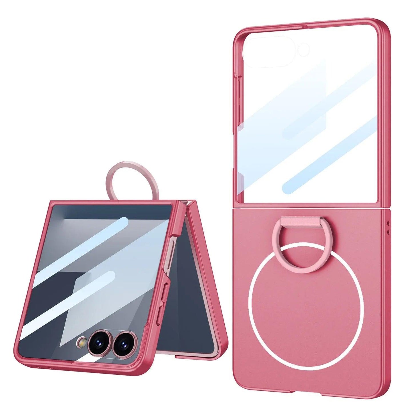 Galaxy Z Flip 7 Slim MagSafe Ring Stand Case