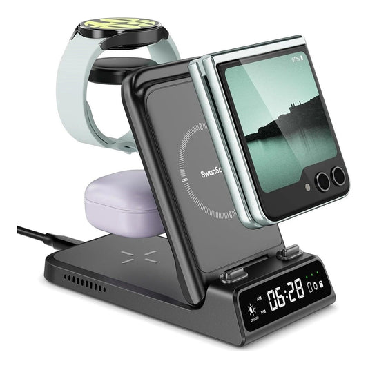 3-in-1 Foldable Charging Station & Power Bank