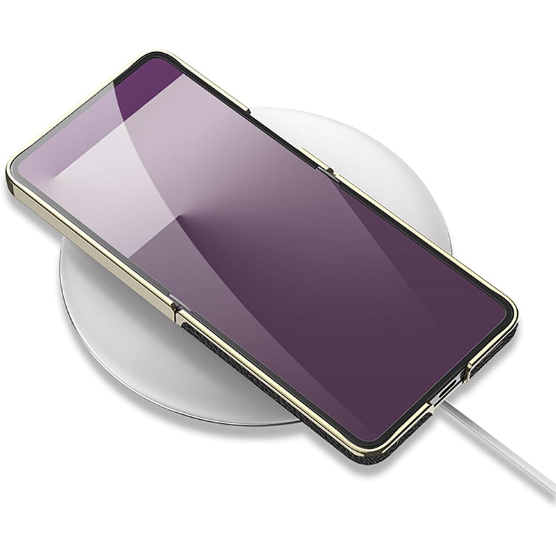 Elegant Litchi Leather Slim Case