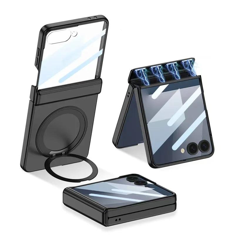 Galaxy Z Flip 8 Rotating Ring Grip Case
