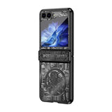 Galaxy Z Flip 6 Transparent Shockproof Armor Case