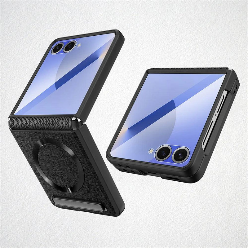 Leather Magnetic Stand Case
