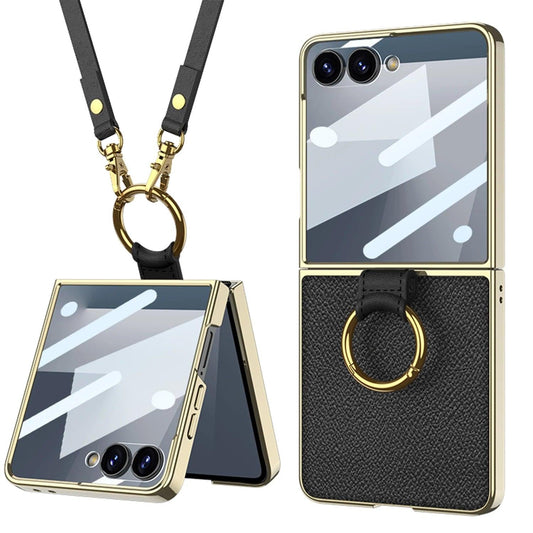 Galaxy Z Flip 8 Crossbody Luxe Ring Case