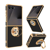 Galaxy Z Flip 5 Luxury Magnetic Ring Case