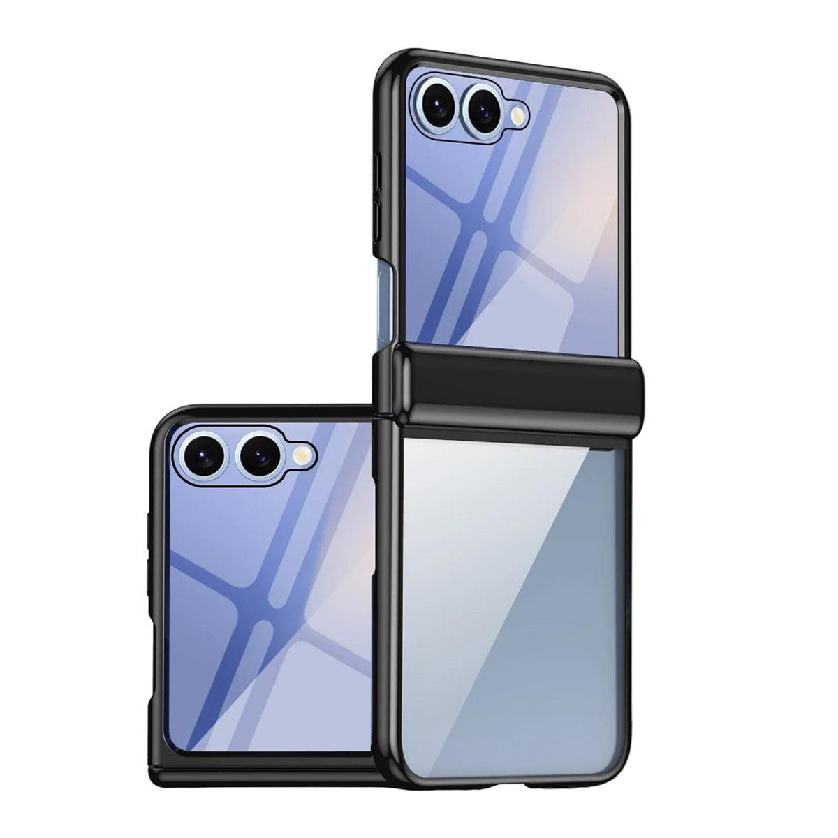 Galaxy Z Flip 7 Crystal Clear Hinge Case