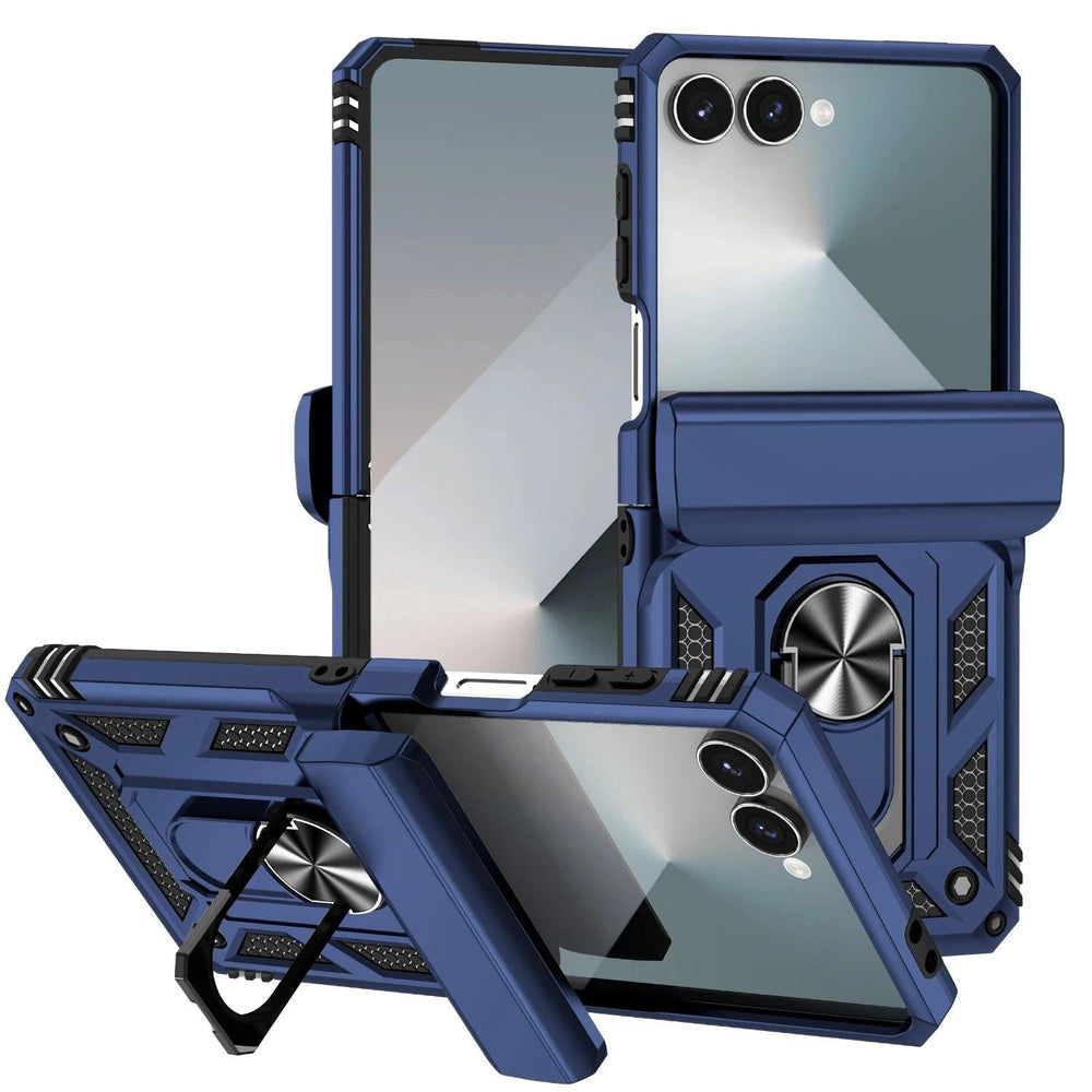 Galaxy Z Flip 7 Rugged Ring Armor Case