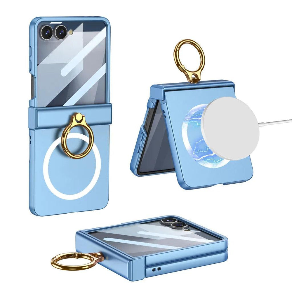 Galaxy Z Flip 7 Metal Ring MagSafe Case