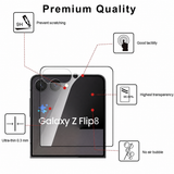Galaxy Z Flip 8 3-Pack Tempered Glass Screen Protector