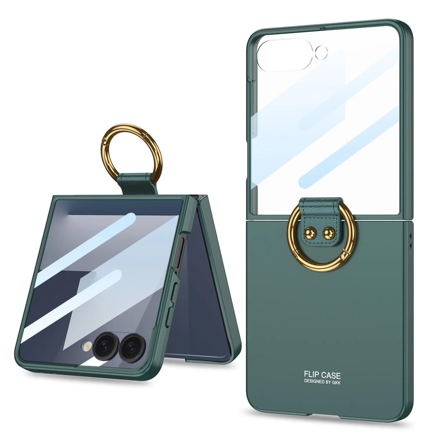 Galaxy Z Flip 7 Slim Ring Holder Case