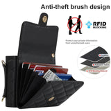 Galaxy Z Flip 5 Rhombic Card Lanyard Case