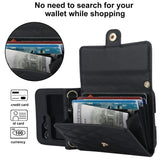 Galaxy Z Flip 7 Rhombic Card Lanyard Case
