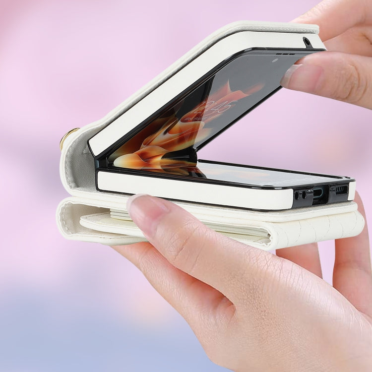 Galaxy Z Flip 7 V-Shaped Ring Holder Case