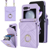 Galaxy Z Flip 5 V-Shaped Ring Holder Case
