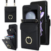 Litchi Texture Case with Ring Holder