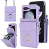 Litchi Texture Case with Ring Holder