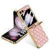 Plating Diamond Texture Case with Ring