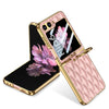 Plating Diamond Texture Case with Ring