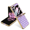 Plating Diamond Texture Case with Ring