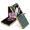 Plating Diamond Texture Case with Ring