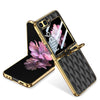 Plating Diamond Texture Case with Ring