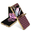 Plating Diamond Texture Case with Ring