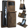 Magnetic Leather Case with Card Pocket