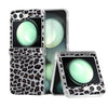 Three-Part Frosted Transparent Case with Leopard Pattern