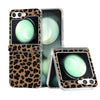 Three-Part Frosted Transparent Case with Leopard Pattern