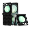 3-in-1 Woven Texture Case with Frosted Frame