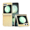 3-in-1 Woven Texture Case with Frosted Frame