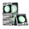 3-in-1 Colorful Rhombic Texture Case with Frosted Frame