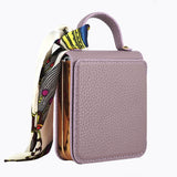 Galaxy Z Flip 6 Litchi Mirror Scarf Case
