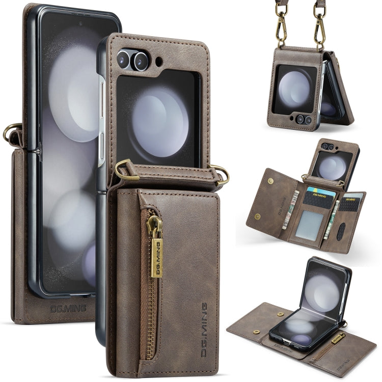 Galaxy Z Flip 5 Zipper Card Lanyard Case