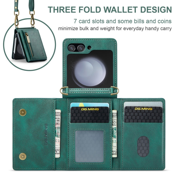 Galaxy Z Flip 6 Zipper Card Lanyard Case